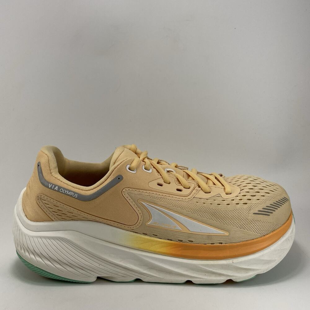 Altra Via Olympus Running Shoes Womens Size 10 Orange Mesh Athletic Sneakers
